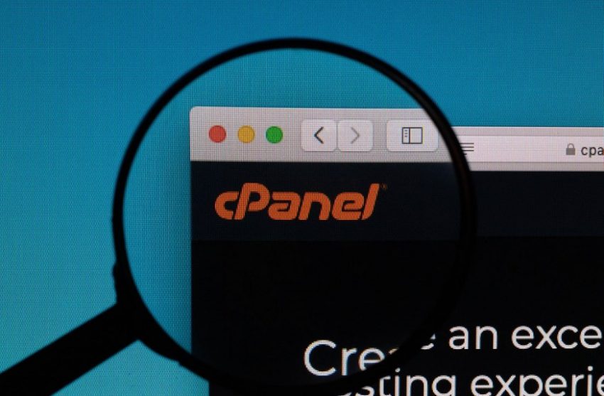 cPanel nadzorna plošča za spletno gostovanje